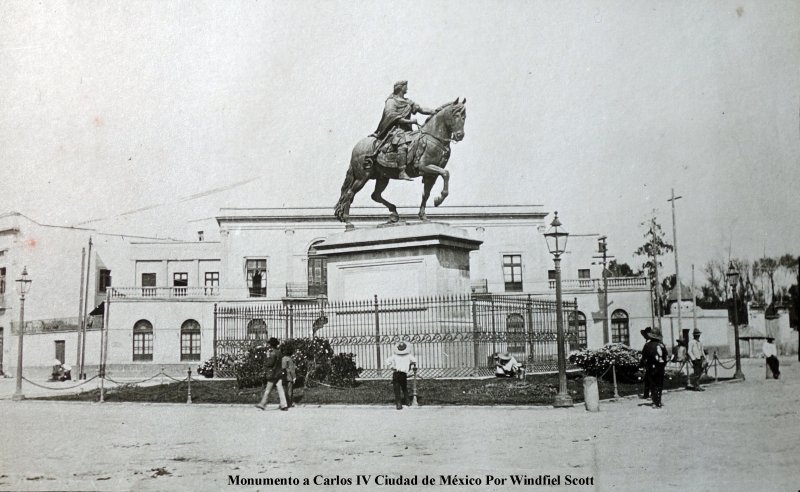 Monumento a Carlos IV por Fotógrafo Winfield Scott.