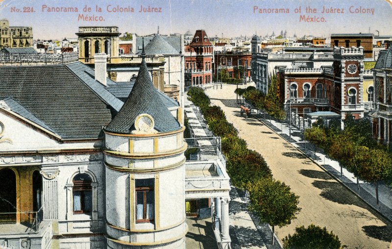 Vista panorámica de la Colonia Juárez