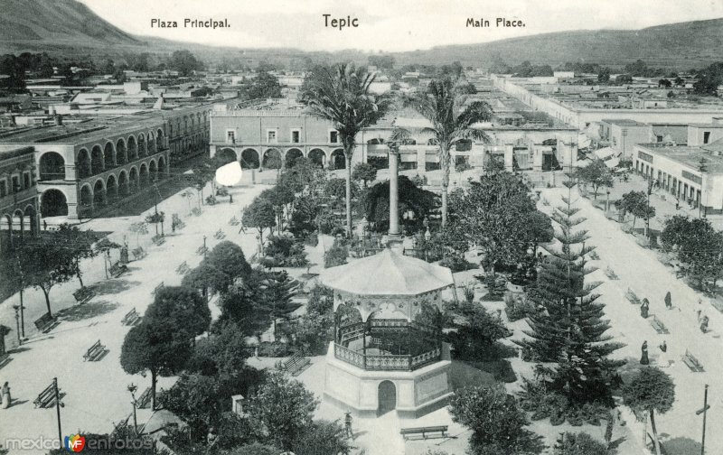 Plaza principal de Tepic