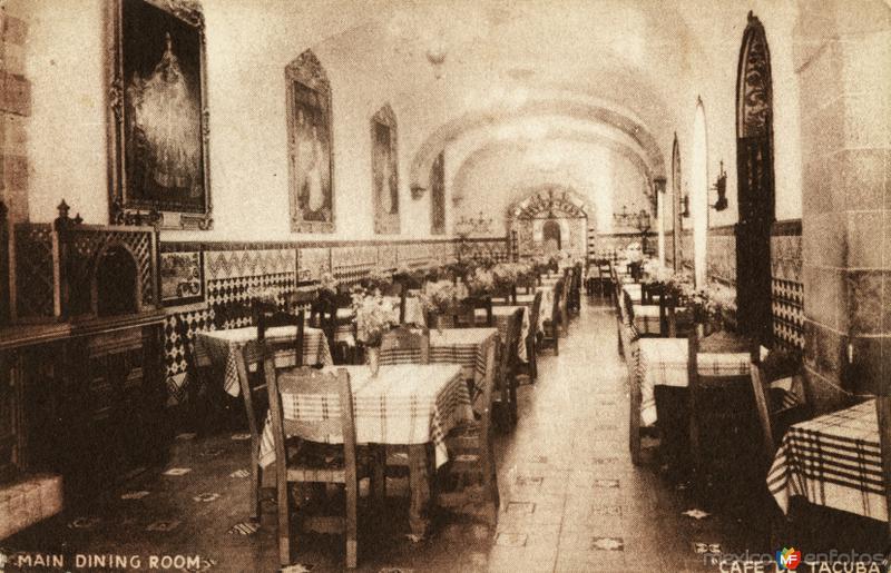 Interior del Café de Tacuba