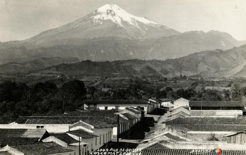 El Pico de Orizaba desde Coscomatepec