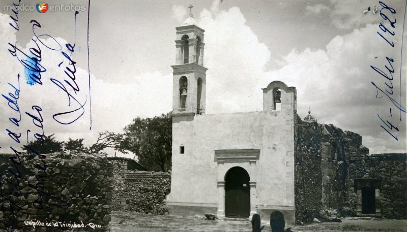 Capilla de La Trinidad. ( Circulada el 14 de Julio de 1928 ).