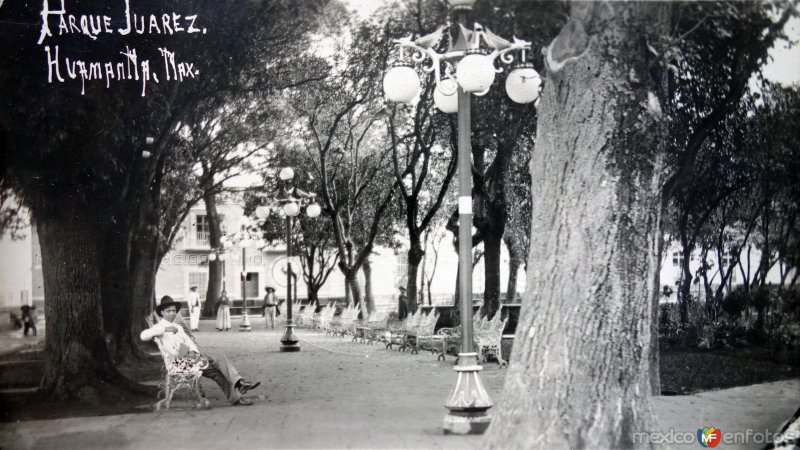 Parque Juarez ( Circulada el 19 de Mayo de 1926 ).