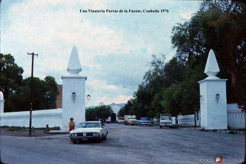 Fábrica de vinos Casa Madero Parras de la Fuente, Coahuila 1976