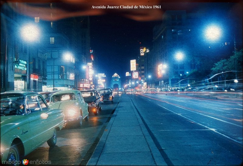 Avenida Juarez Ciudad de México ( 1961 ).