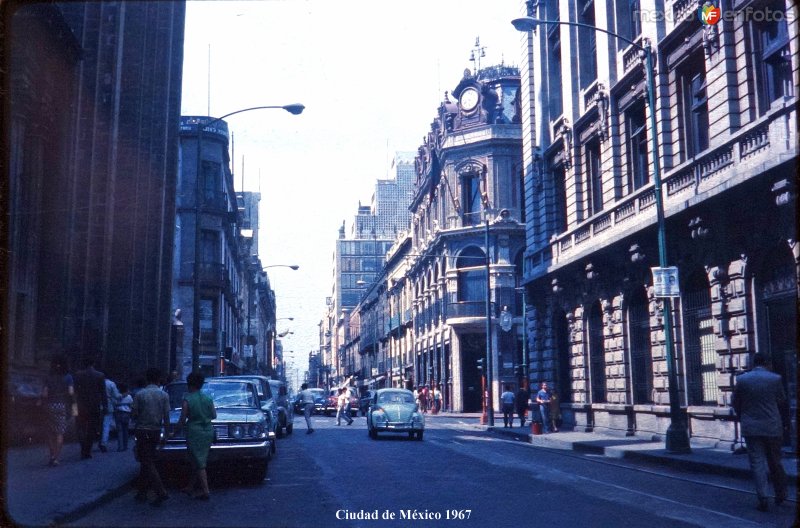 Escena callejera  Ciudad de México 1967.