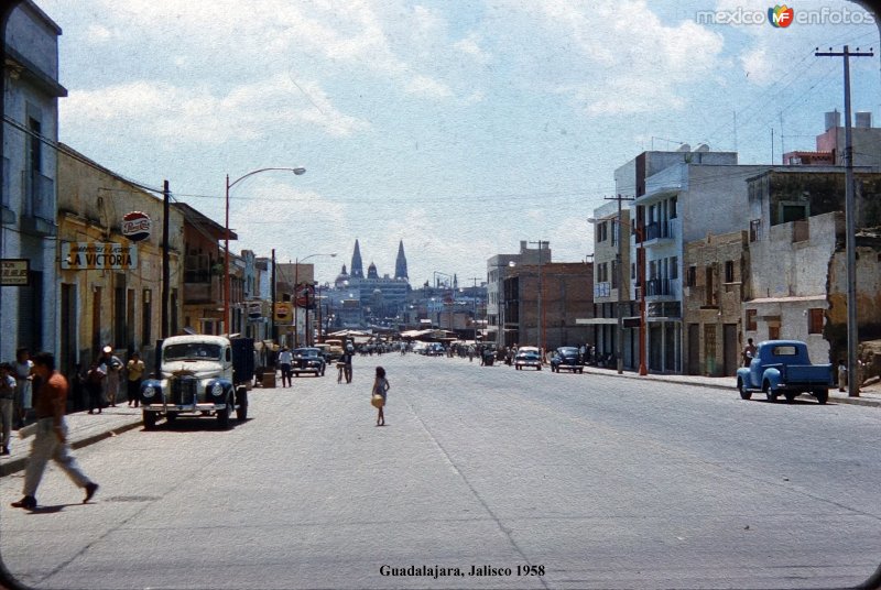 Una Avenida Guadalajara, Jalisco 1958.