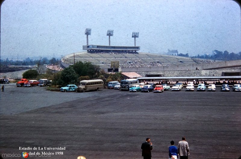Estadio de La Universidad  Ciudad de México 1958