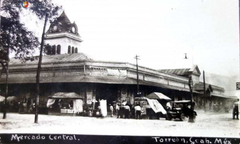 Mercado Centraal   ( Circulada el 22 de Marzo de 1922 )..