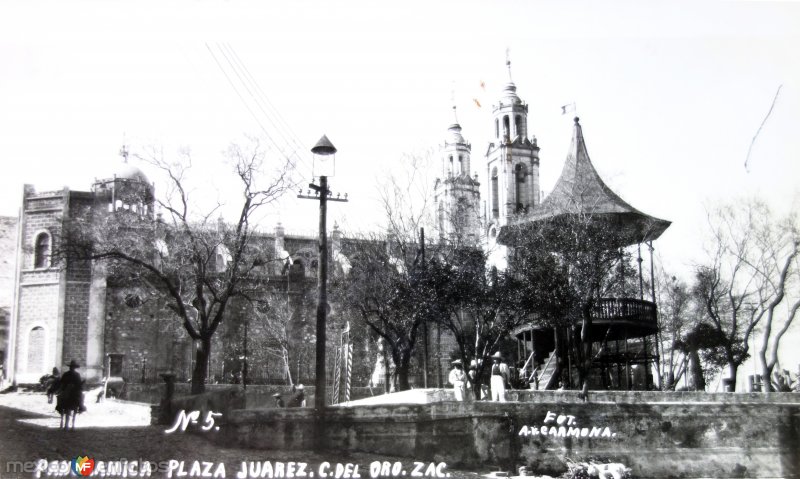 Panoramica de La Plaza Juarez.