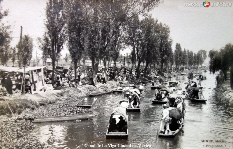 Canal de La Viga Ciudad de México  por el Fotógrafo Félix Miret.