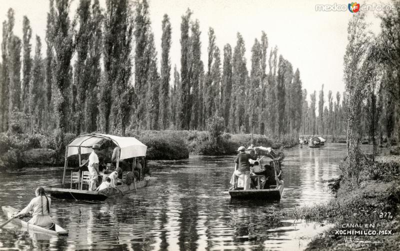 Canal en Xochimilco