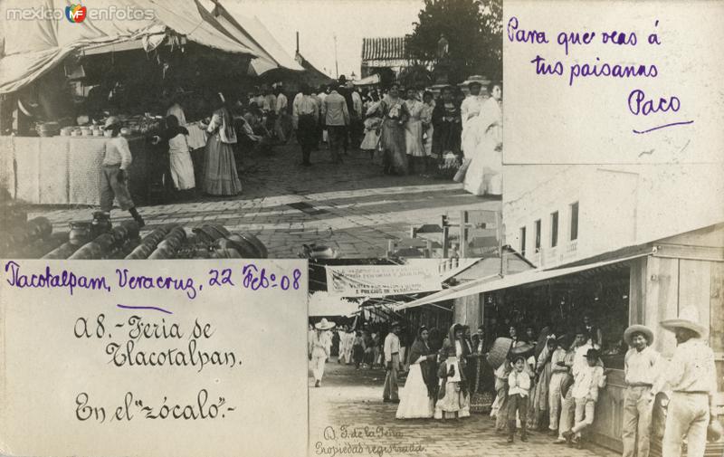 Feria de Tlacotalpan en el Zócalo