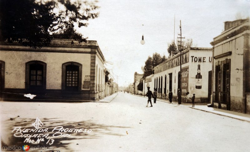 Avenida Progreso (Circulada el 18 de Diciembre de 1929 )