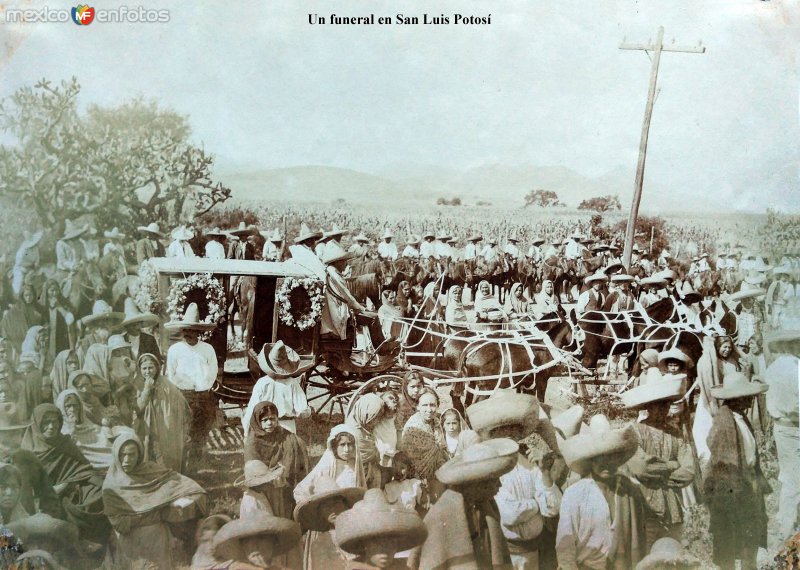 Un funeral en San Luis Potosí