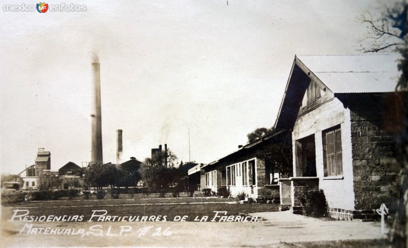 Residencias particulares de la fabrica.