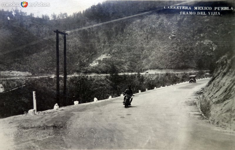 Carretera Mex-Puebla tramo el Vigia.