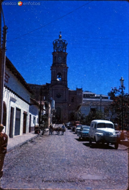 La Iglesia de Puerto Vallarta, Jalisco 1969.