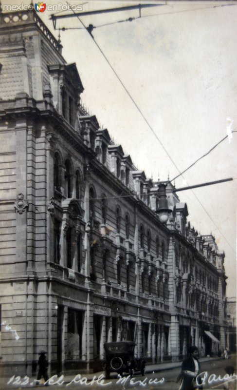 Edificio del cable. ( Circulada el 11 de Agosto de 1919 ).