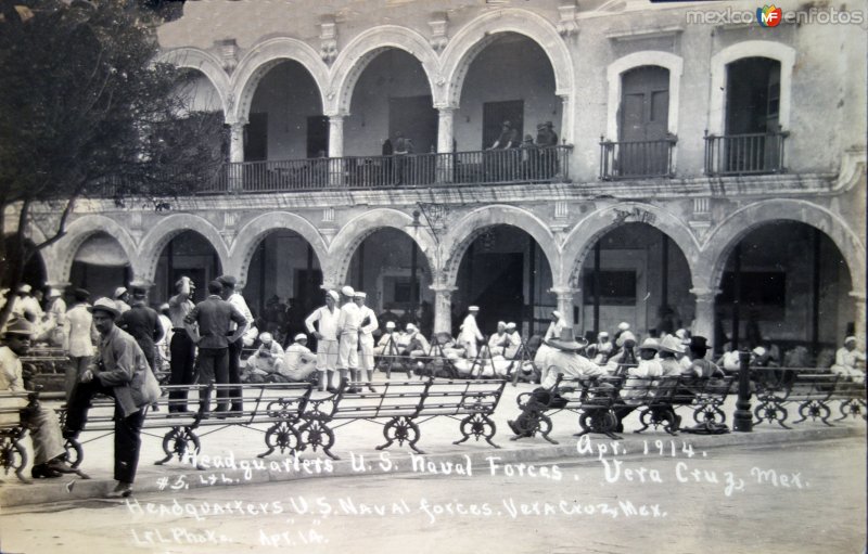 Fuerzas Navales de Estados Unidos en Abril de 1914