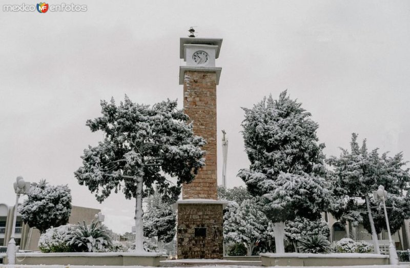 Reloj Público, Ciudad Delicias Chihuahua. (Alex Aceves)