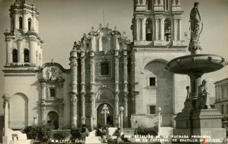 Detalle de la catedral de Saltillo