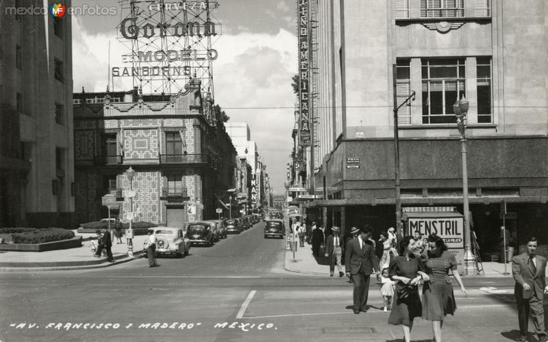 Avenida Francisco I. Madero y cruce con San Juan de Letrán