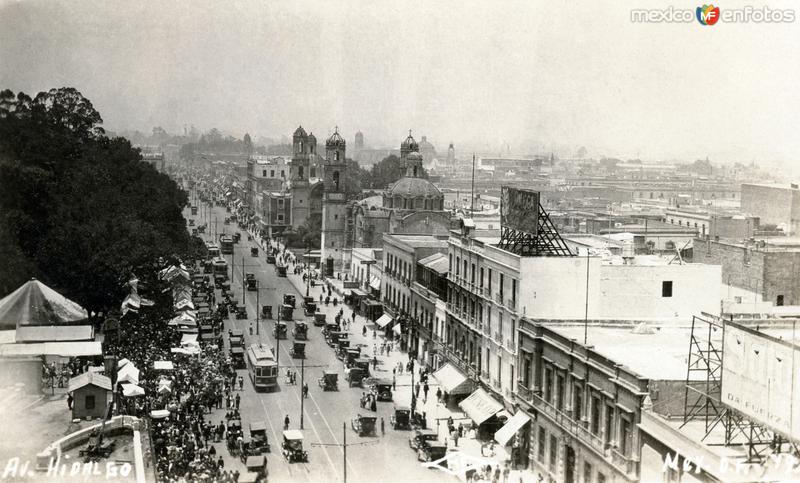 Avenida Hidalgo, vista panorámica