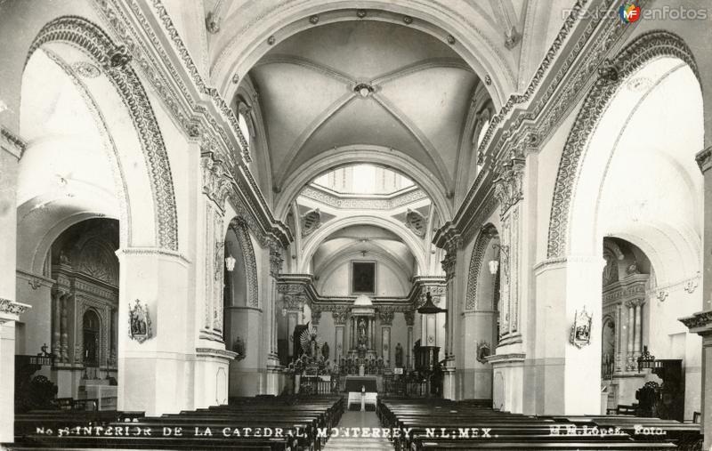 Interior de la catedral de Monterrey