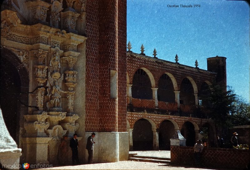 Iglesia de Nuestra senora de Ocotlan Tlaxcala 1954.