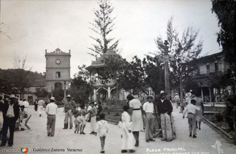 Plaza Principal  de Gutiérrez Zamora  Veracruz .