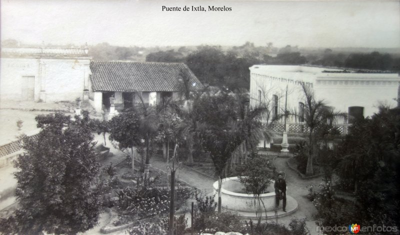 La Plaza de Puente de Ixtla, Morelos ( Circulada el 28 de Febrero de 1919 ).