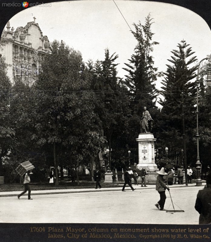 La Plaza mayor 1908.