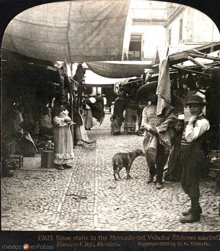 Mercado de el Volador 1908.