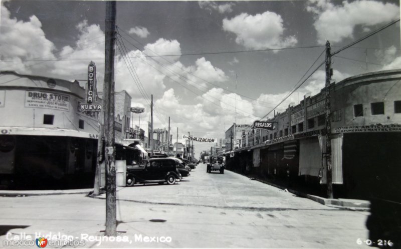 Calle Hidalgo. ( Circulada el 11 de Agosto de 1951 ).