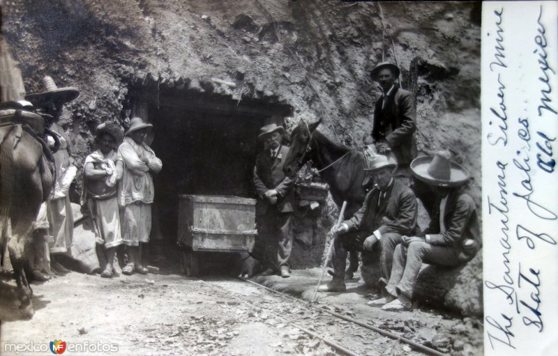 Mina de plata de San Antonio ( Circulada el 25 de Junio de 1908 ).