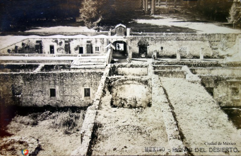 Ruinas del Convento de el Desierto de Los Leones Ciudad de México.