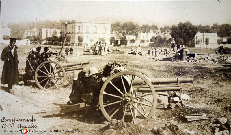 Campamento del General Felipe Angeles Durante La Decena Trágica Febrero de (1913) Ciudad de México.