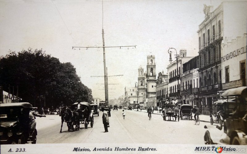 Avenida hombres Ilustres por el Fotógrafo Félix Miret.