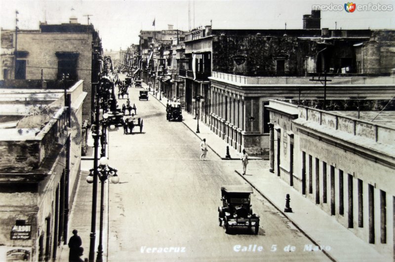 Calle 5 de Mayo Veracruz.