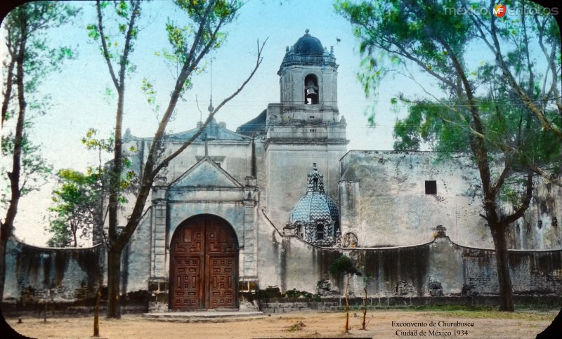 Exconvento de Churubusco, por el fotógrafo T. Enami, de Yokohama, Japón (1934)