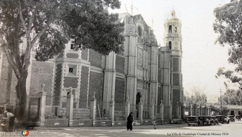 La Villa de Guadalupe, por el fotógrafo T. Enami, de Yokohama, Japón (1934)