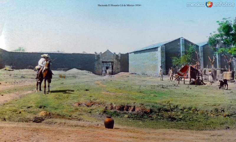 Hacienda El Rosario, por el fotógrafo T. Enami, de Yokohama, Japón (1934)