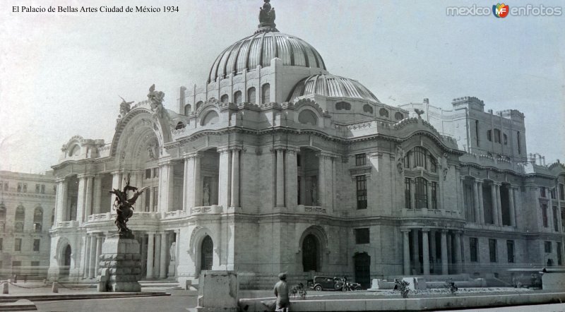 El Palacio de Bellas Artes, por el fotógrafo T. Enami, de Yokohama, Japón (1934)