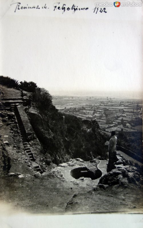 Ruinas Arqueologicas de Tetzotzinco Texcoco de Mora, México 1922.