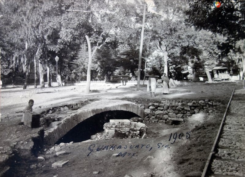 Escena callejera en 1905.