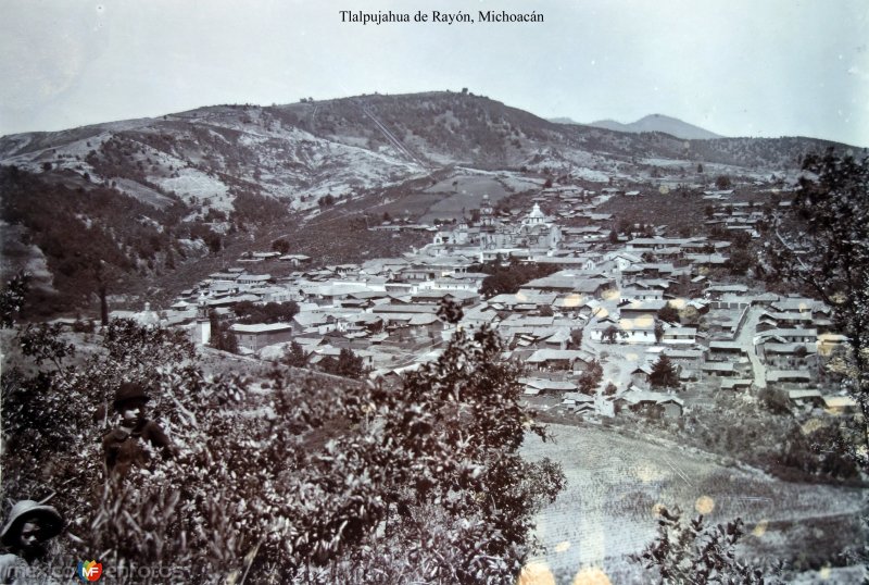 Panorama de Tlalpujahua de Rayón, Michoacán.