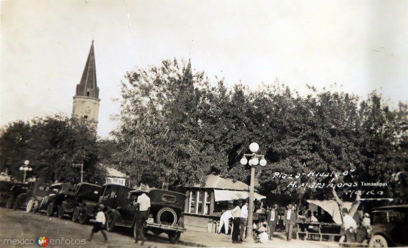 Planta Hidalgo en Matamoros, Tamaulipas ( Circulada el 3 de Agosto de 1927 ).