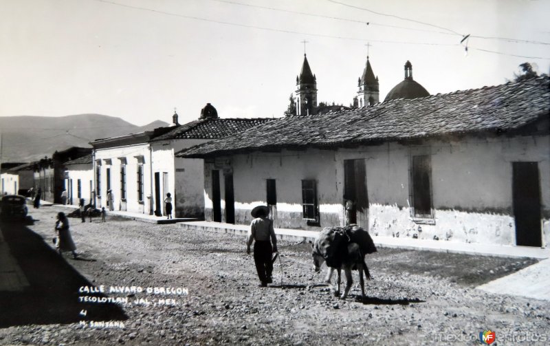 Calle Alvaro Obregon ( Circulada el 7 de Enero de 1957 ).