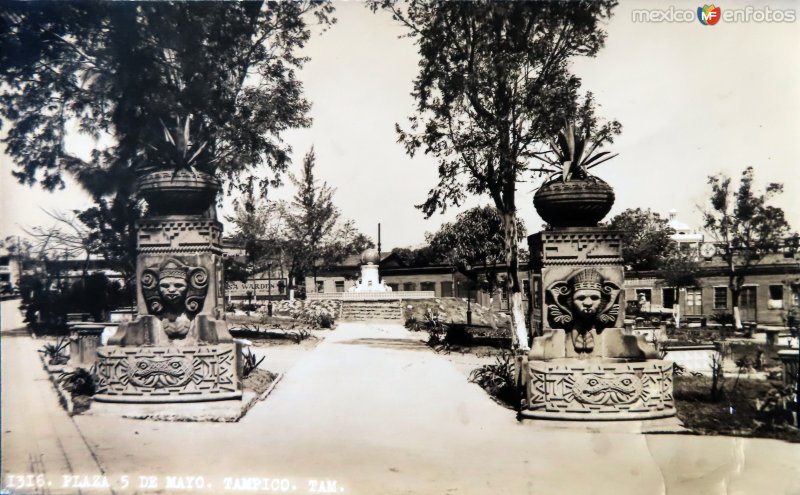 La Plaza 5 de Mayo. ( Circulada el 28 de Abril de 1939 ).